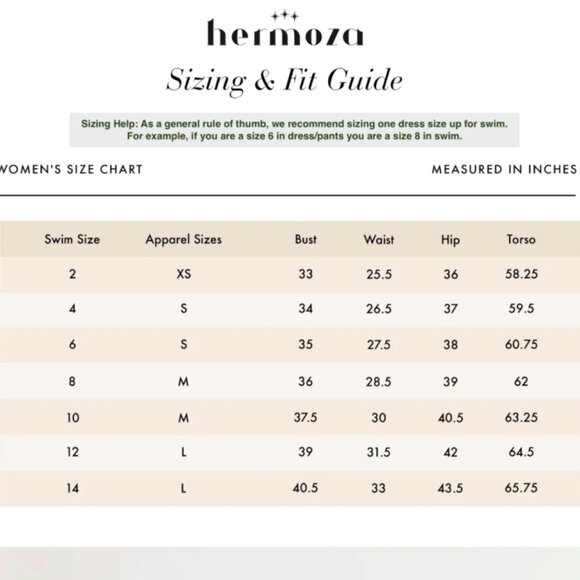 Hermoza Lupe One Piece Swimsuit, Size 8, NWT - Picture 9 of 9